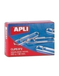 CLIP APLI Nº2 (32 mm) NIQ.Cj.100 - Pack 10 unidades - 11711
